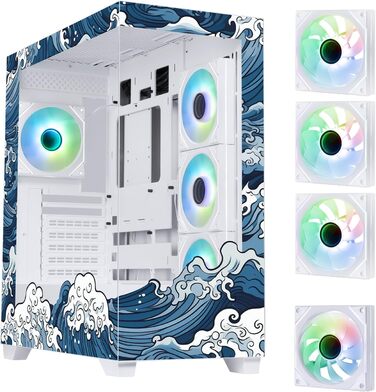 Корпус ПК BitFenix CETO Premium Edition Mid Tower (білий)