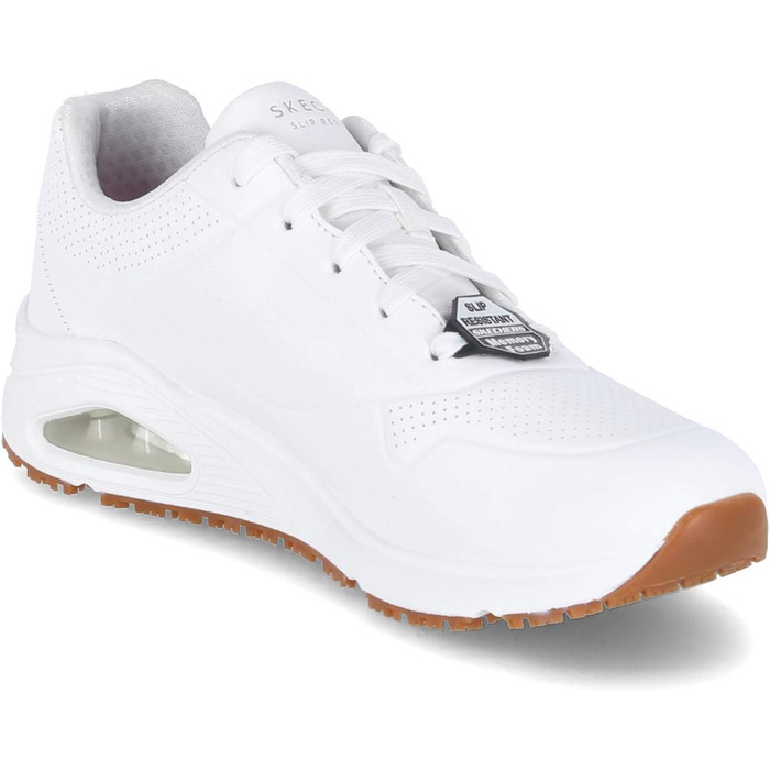 Черевики Skechers UNO SR для жінок, робочі кросівки, білі, синтетика (35.5 EU)