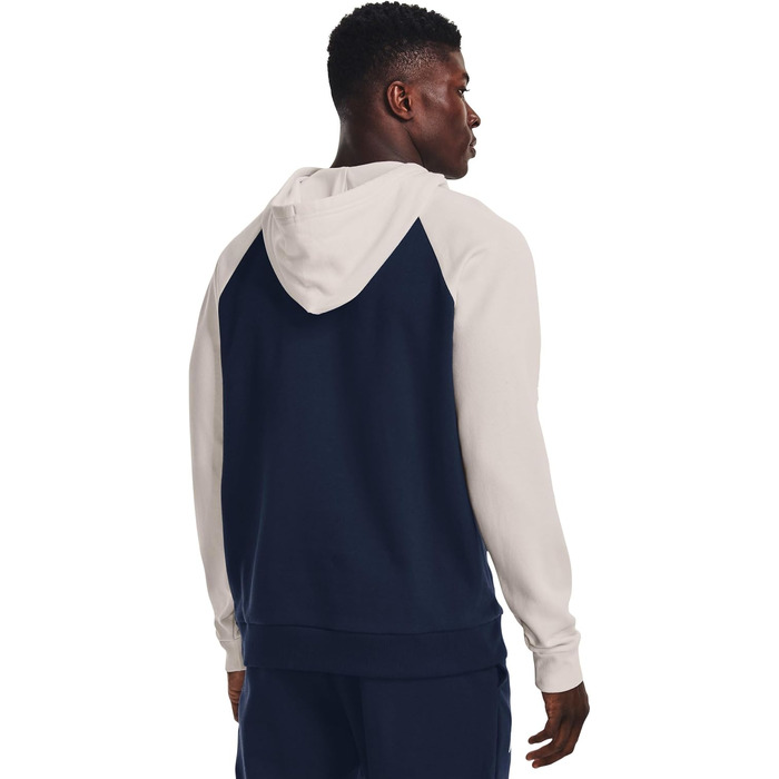 Чоловічий худі Under Armour Rival Wordmark Colorblock Academy/Onyx White, розмір L