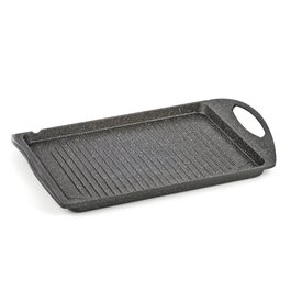 Grill-сковорода Melianda MA-18330 3-в-1 з антипригарним покриттям для електро-, газових та індукційних плит, чорна (25x23x3.3 см)