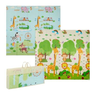 Relaxdays Foldable Play Mat - Animals