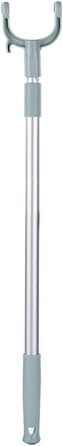 Kagodri Extendable Rods, Adjustable Clothes Hanger with Hook, Aluminum Tube, Clothes Hanger with All-Purpose Hook, a Good Helper at Home for Hanging Shirts, Pants, and Jackets
