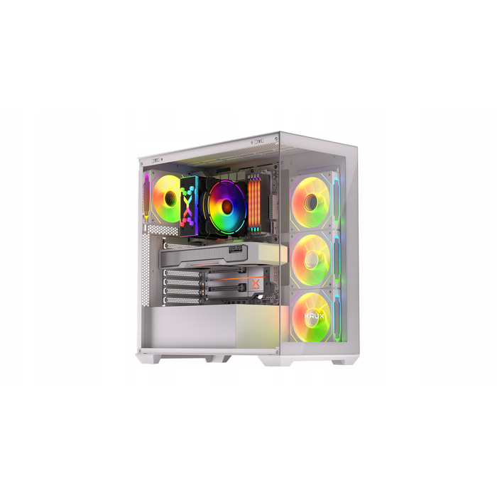 Корпус Krux Exo RGB, білий (KRXD009)