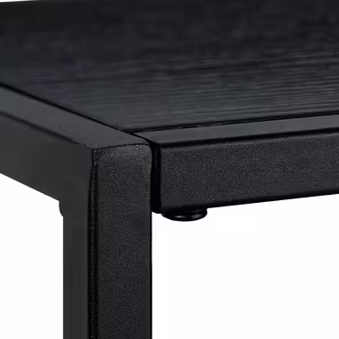 Консольний столик Relaxdays Black з 2 полицями