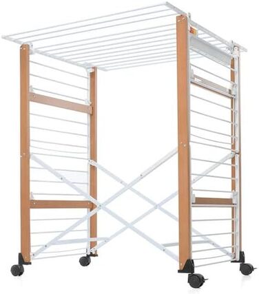 Підставка для білизни Foppapedretti Gulliver, 105 x 80 x 174 см, дерев'яна, горіх