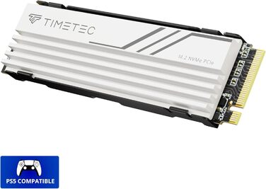 SSD Timetec PCIe 4.0 1TB для ігор з NVMe Phison E27T, M.2 2280, 2000 TBW, 7400/6100 MB/s (з радіатором)