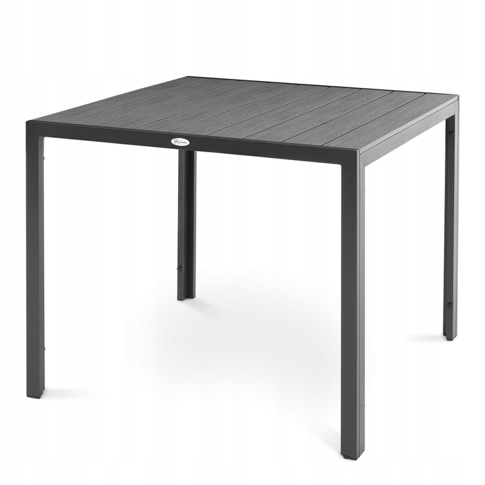 Садовий стіл Di Volio DV-060GT Pesaro, 90x90x74 см, сірий