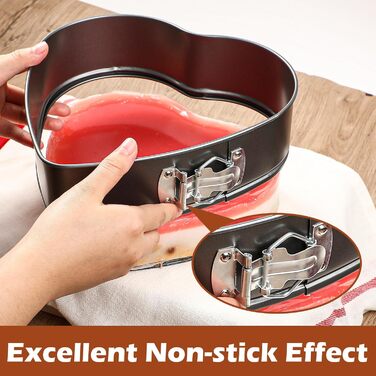 Форма для випічки Webake Springform Herz, 23 см, антипригарне покриття, у формі серця