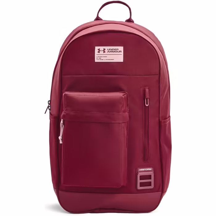 Under Armour Unisex Halftime Backpack Backpacks (League Red (626)/Micro Pink)