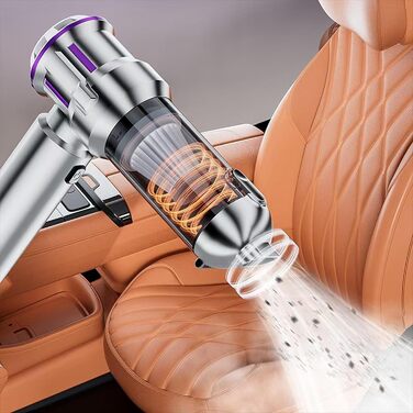 Акумуляторний портативний пилосос Handstaubsauger 22000PA 4-в-1 для авто та дому з HEPA-фільтром