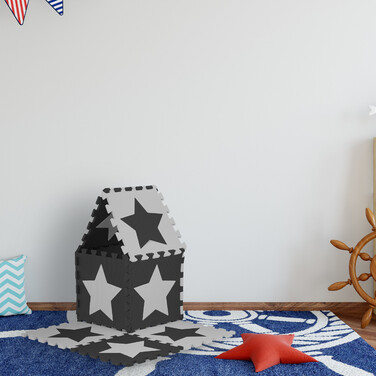 Relaxdays Puzzle Mat Stars