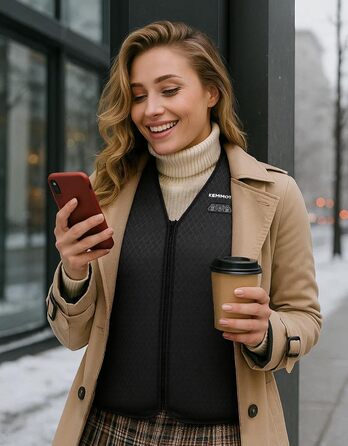 Обогреваемая жилетка KEMIMOTO для женщин с 6 зонами обогрева, 3 уровня нагрева, USB, для мотоцикла, активного отдыха, кемпинга, катания на лыжах, походов, аккумулятор 10000mAh