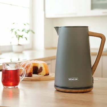 Електричний чайник Sencor SWK 2727MB, 2250 Вт, 1,7 л, бежево-коричневий