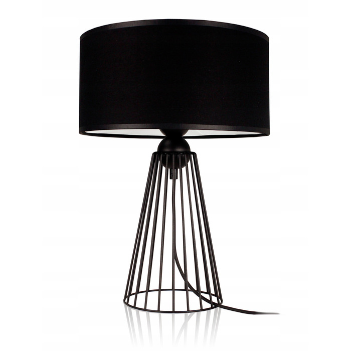 Настільна лампа JasnoCiemno Mona (білий, чорний, сірий), 60 Вт