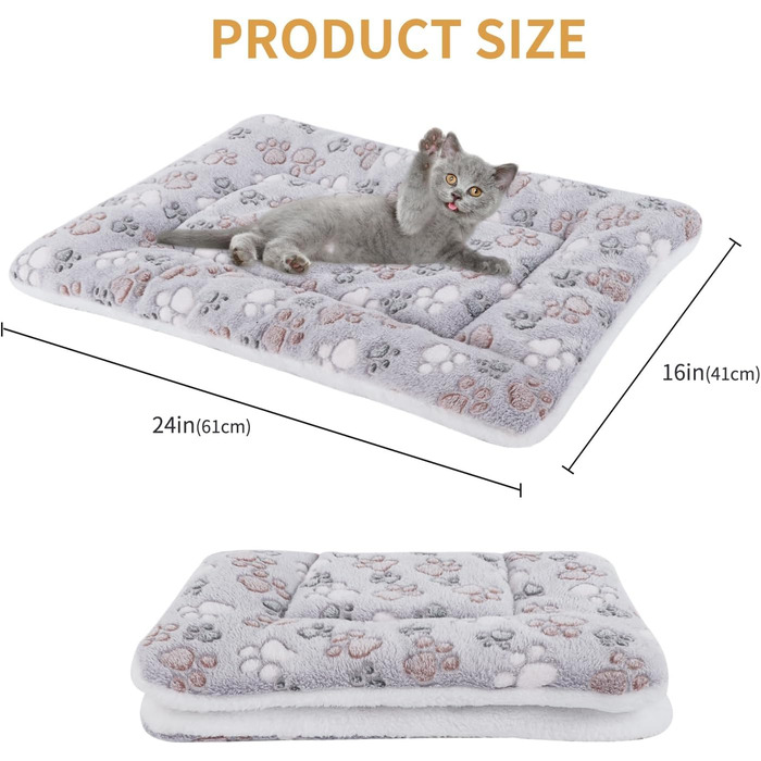 М'який флісовий плед для домашніх тварин: собаки та коти, XZ006 (Синій фон з білими зірками, 89 x 68 см)