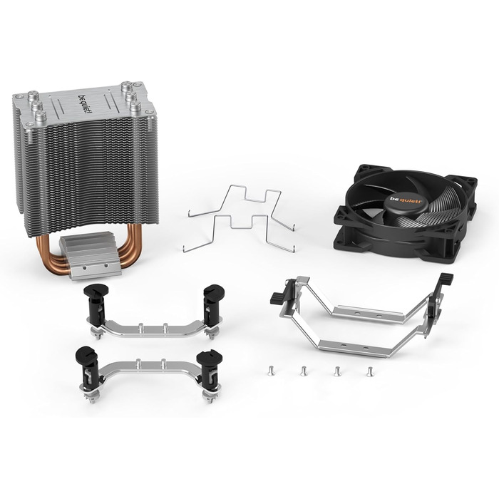 Система охолодження CPU be quiet! Pure Rock Slim 2, 130W TDP, 3 Heatpipes, 92mm вентилятор PWM, Slim Tower