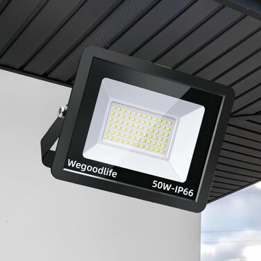 2 Pieces 100W LED Flood Lights Outdoor, Super Bright 8140LM Wall Light, 3000K Warm White Outdoor Spotlights, IP66 Waterproof Floodlight, Spotlights for Backyard, Driveway, Doors, Garage, Hallway, Garden (Cool White, 50.0 Watt)