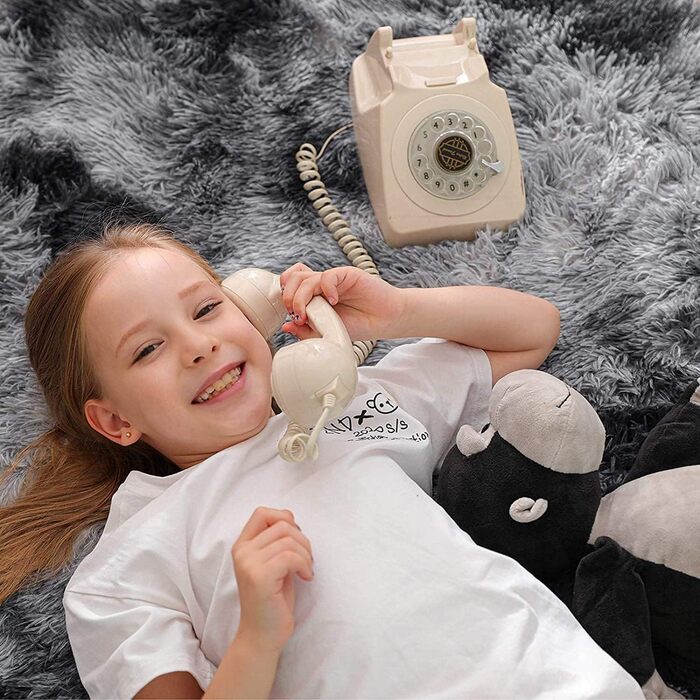 Килим Calore для вітальні, спальні: м'який, шорсткий, сучасний, для дому, 200 x 250 см (сіро-білий)