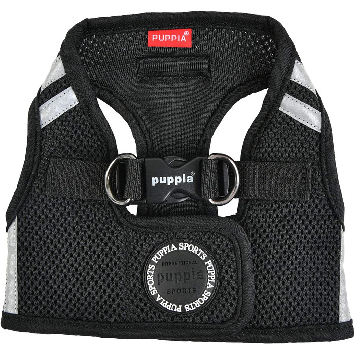 Жилет-шлейка для собак Soft Vest Harness Pro – Marineblau – M (Чорний, X-Large)