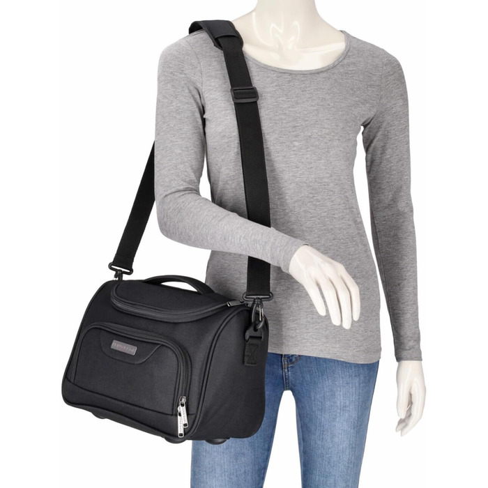 Чемодан-валіза Kenorada SoftLITE 4w: легкий, міцний, з TSA-замком (55 см, ручна поклажа)