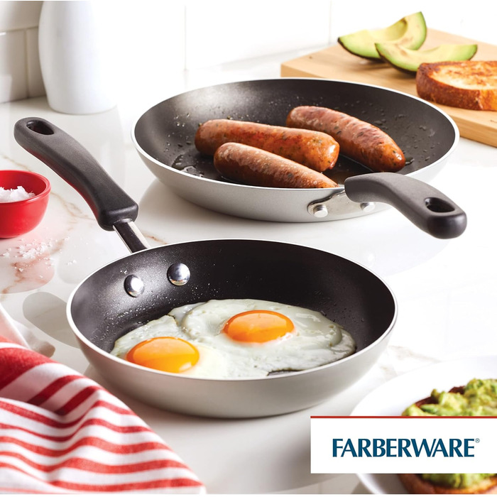 Набір кухонного посуду Farberware Cookstart DiamondMax: 15 предметів (каструлі, сковорідки, форма для випічки, аксесуари)
