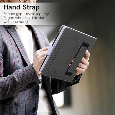 Чохол для Kindle Paperwhite/Kobo Clara HD/Pocketbook/Tolino/Sony E-Reader (6-6.8 дюймів), шкіряний, з підставкою, фіолетовий