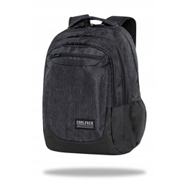 Багатовідсіковий шкільний рюкзак CoolPack, чорний, 27 л