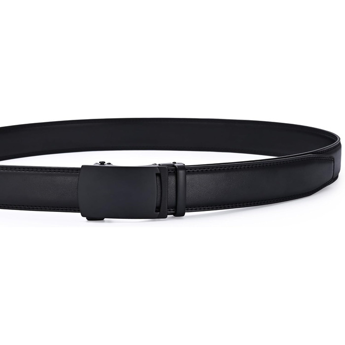 Чоловічий шкіряний ремінь на пряжці, ширина 35 мм, довжина 125 см, підходить для об'єму талії 92-107 см. Ідеально для костюма, ділового стилю та джинсів.