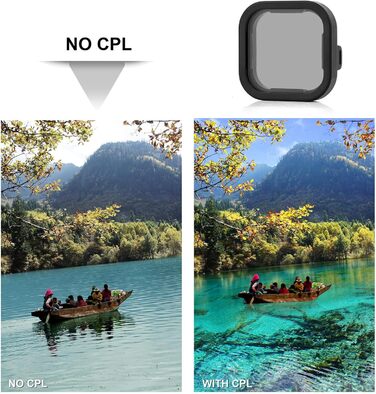 Фільтри SOONSUN для GoPro Hero 12 11 10 9: CPL, ND8, ND16, ND32 (4 шт.)