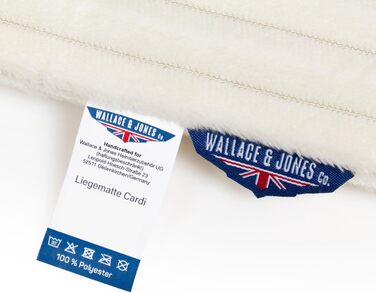 Килимок для собак Wallace & Jones Cardi, 60 x 45 см, бежевий, для маленьких собак, знімний, плюшевий