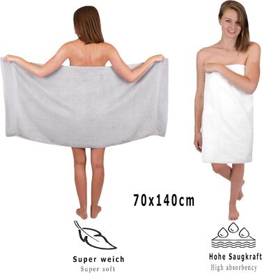 Набір рушників Betz 10 штук Premium 100% бавовна: 2 великі, 4 середні, 2 гостьові, 2 рукавички. Кольори: антрацит & сріблястий сірий