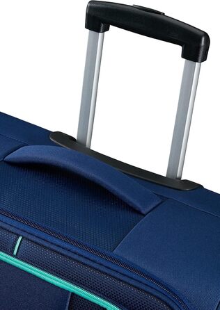 Валіза American Tourister Sea Seeker Spinner XL 80 см 92,5 л синя (Combat Navy), дорожня валіза на колесах