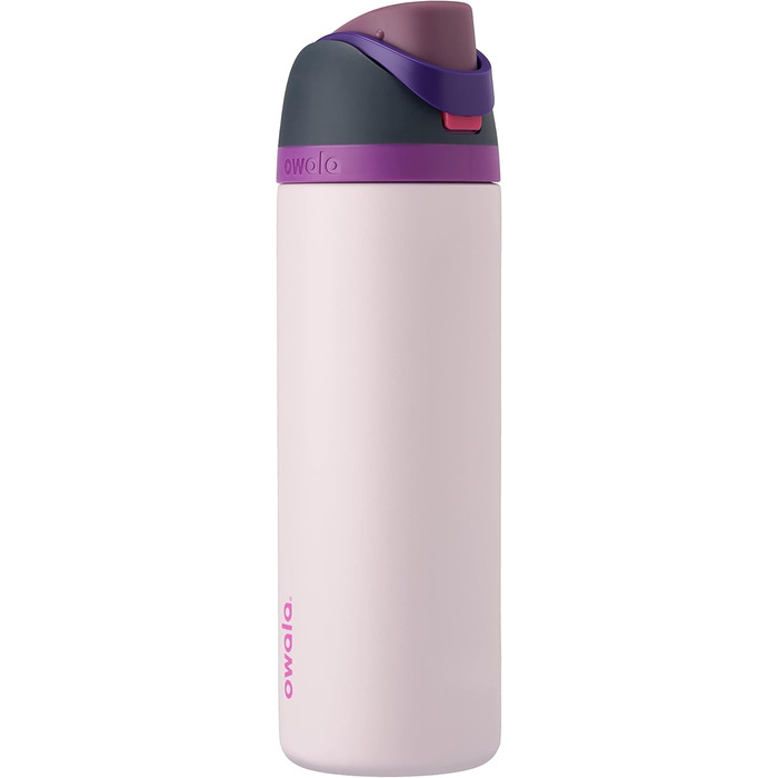 Owala FreeSip Insulated Stainless Steel Water Bottle with Straw for Sports and Travel, BPA-Free, 1.2L, Dreamy Field