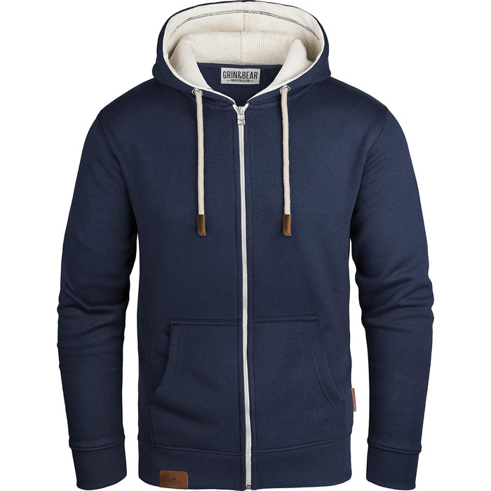 Чоловіча толстовка з капюшоном Grin&Bear | З флісовою підкладкою, Navy2, GEC490 L