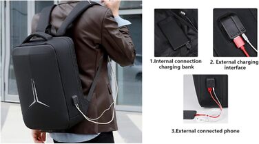 Dpofirs Mini Travel Bag, Starlink Travel Backpack, Waterproof Storage Case, with USB Charging Port, Satellite Dish Backpack, for Starlink Adapter Cable Mounting Kit