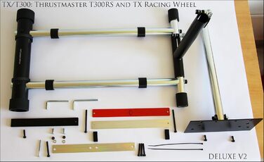 Стійка для керма та педалей Wheel Stand Pro Deluxe V2 для Thrustmaster TS-PC/T-GT/TS-XW / T150 Pro, wspt500, чорна