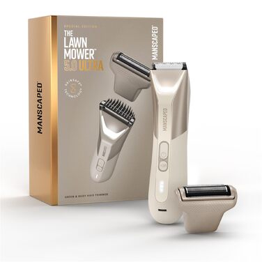 Триммер для тіла MANSCAPED® The Lawn Mower® 5.0 Desert Sand - водонепроникний, USB-C, для чоловіків і жінок