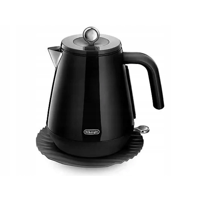 Електричний чайник De'Longhi KBY2001 BK, 2200 Вт, 1,7 л, чорний