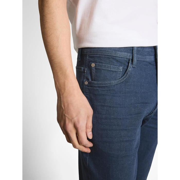 Джинси чоловічі TOM TAILOR TTJOSH Regular Slim з еластаном, синьо-сірий денім (36W/36L)