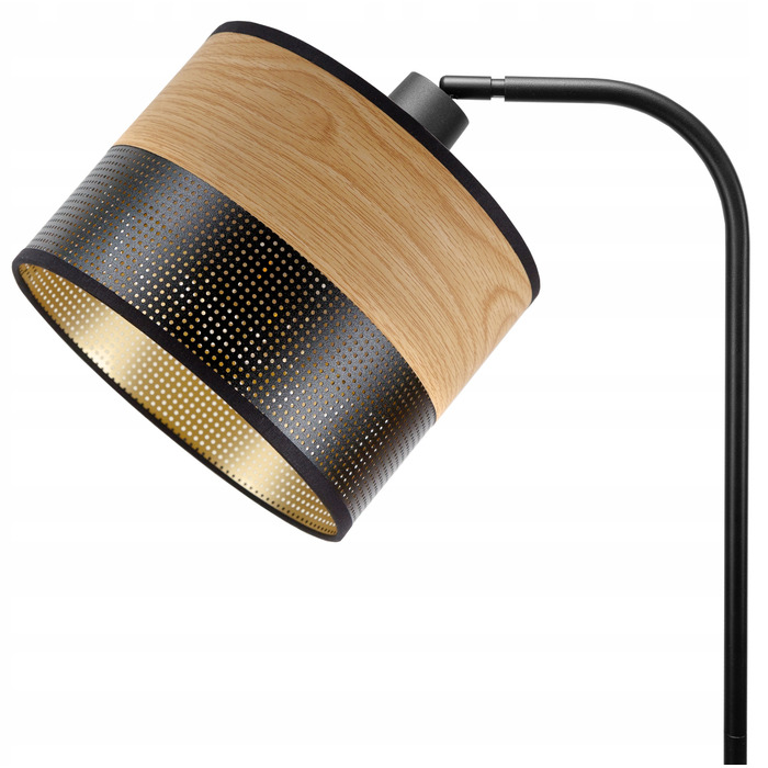 Сучасна торшерна лампа Glimex E27 60 Вт (бежевий, коричневий, чорний, жовтий)