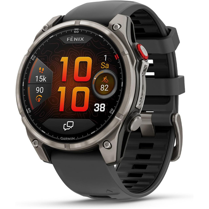 Розумний годинник Garmin fēnix 8 PRO (47 мм, Graphite) – Multisport, AMOLED, EKG, 10 днів роботи, 80+ функцій