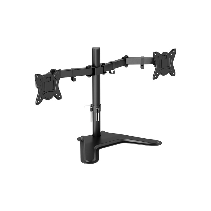 Тримач для монітора GRIFEMA для 2 моніторів, 13-27 дюймів, регульований, гнучкий, VESA 75/100mm, GB2001A-2 (U-основа)
