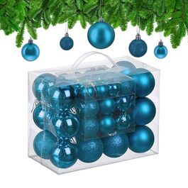 Relaxdays Set of 50 Christmas Baubles