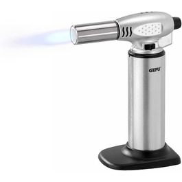 GEFU FUEGO – Кухонний пальник FUEGO з регульованою полум'ям до 1300°C | 60 хв. роботи | Для крем-брюле, овочів | З дитячим блокуванням