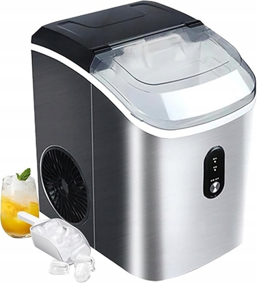 Льодогенератор Zilan ICE MAKER 15 кг, сріблястий/сірий, 95 Вт