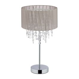 Настільна лампа Relaxdays Organza Crystal XL