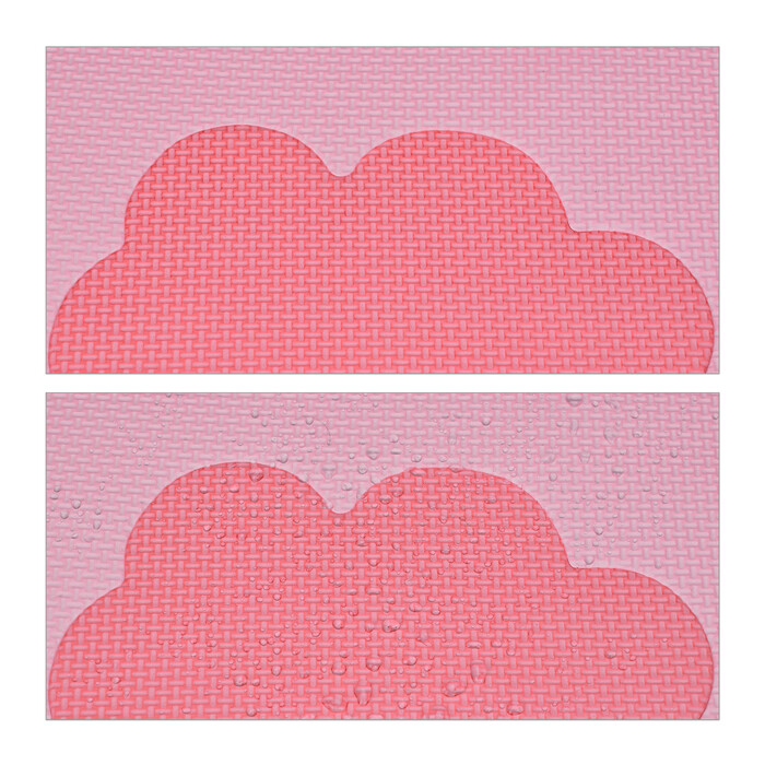 Relaxdays 52-piece puzzle mat with border and motifs