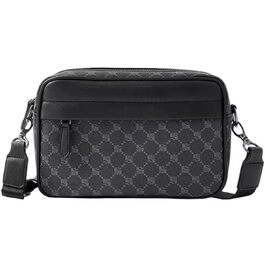 Чоловіча сумка-месенджер через плече Klein: водонепроникна сумка CrossBody з багатофункціональними кишенями для роботи та подорожей, чорна