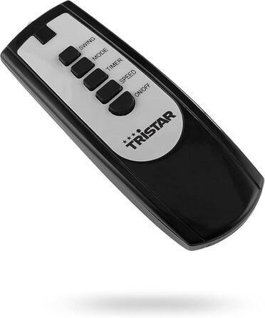 Турбовентилятор Tristar VE-5865: 3 швидкості, таймер, осциляція 80°, білий