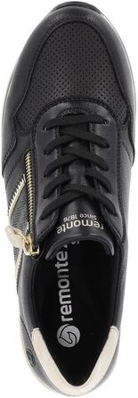 Жіночі кросівки Remonte D1318 – чорні, напівчеревики, знімні устілки (41 EU)